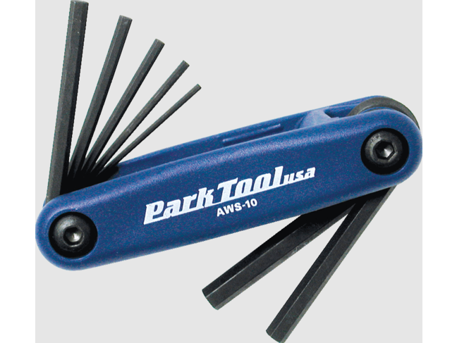 PARK TOOL JEU DE 7 CLÉS HEXAGONALES PARK AWS-10