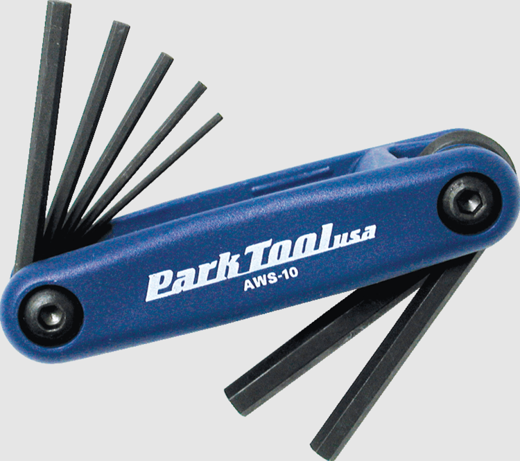 PARK TOOL JEU DE 7 CLÉS HEXAGONALES PARK AWS-10