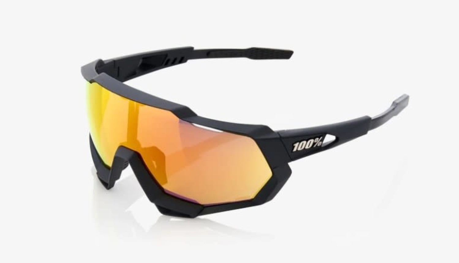 100% Ride 100% Speedtrap Soft Tact Black Glasses - Cycle Robert