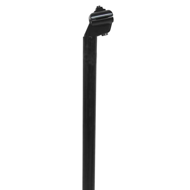 Tige De Selle Kalloy Vintage - Alliage Aluminium Noir - Longueur 350mm, Diamètre 25.0mm - Neuf
