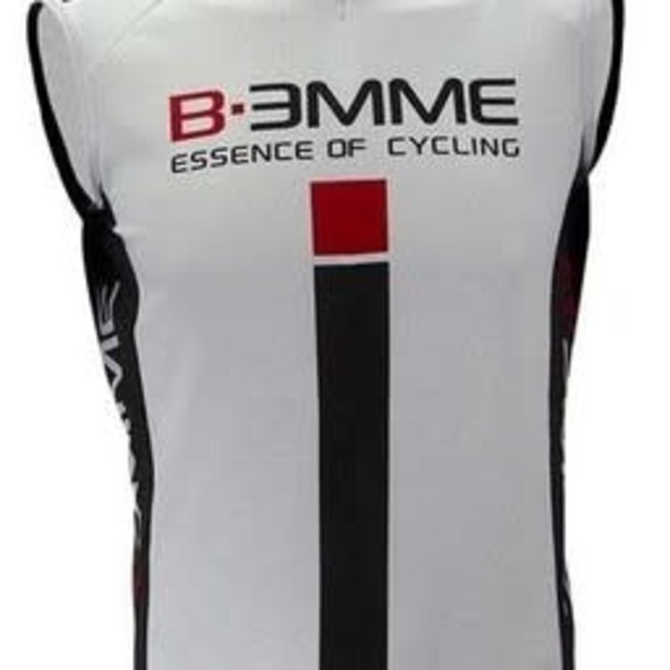 BIEMME Maillot BIEMME Identity pour Hommes Blanc-Rouge S