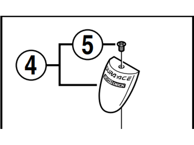 ShimanoWHS Plaque signalétique Dura-Ace ST-7700 C Shifter 9 vitesses