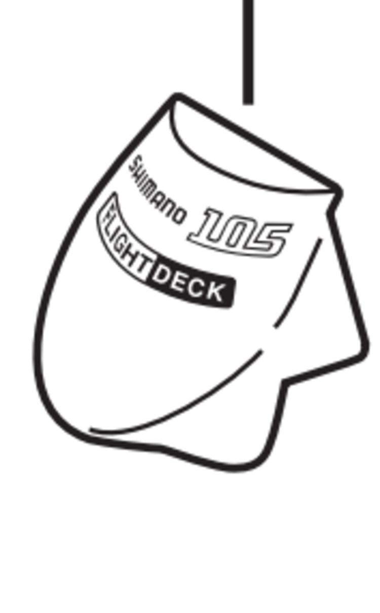 SHIMANO Shimano ST-5500 Shifter Name plate and screw