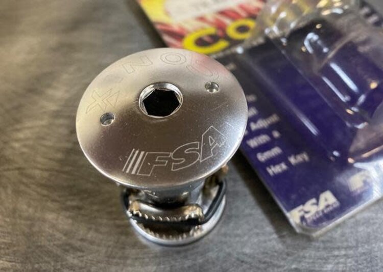 FSA FSA Conix Silver Carbon compatible Top Cap