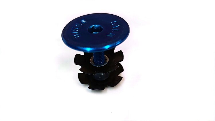 Capuchon STLN et etoile ''Preload''  Bleu 1⅛''