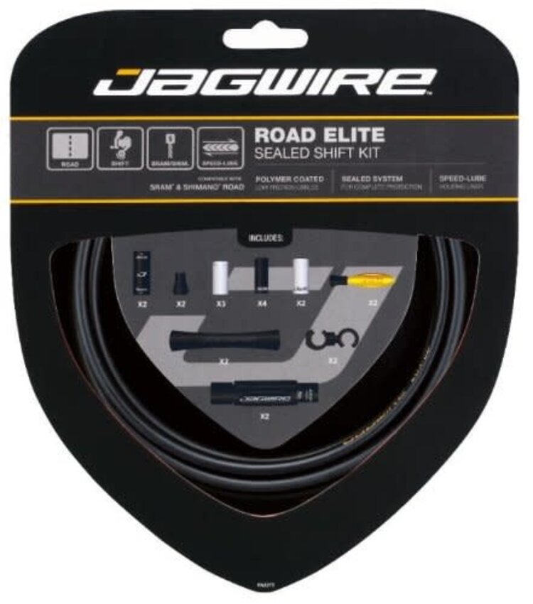 Jagwire Jagwire Road Elite Complete Sealed Shift kit Compatible with SRAM and Shimano