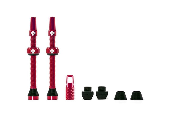 MUC-OFF Valve Muc-Off Tubeless Presta 60mm Rouge