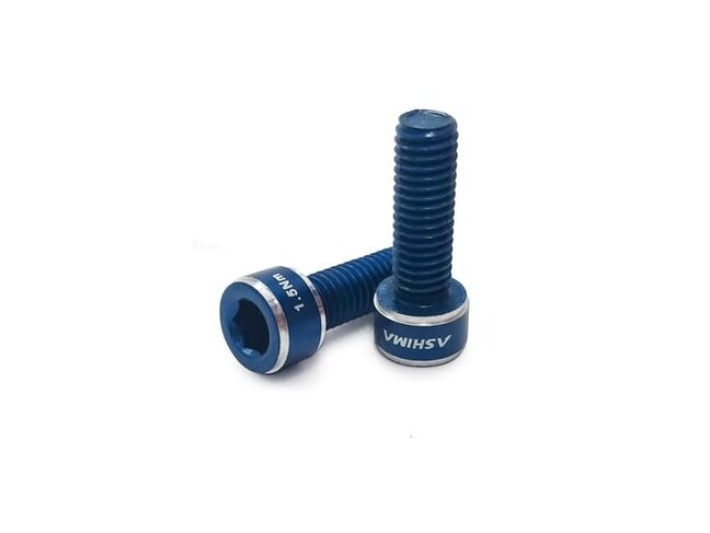 ASHIMA Boulons de Porte Bidon  ASHIMA Bleu 2pcs