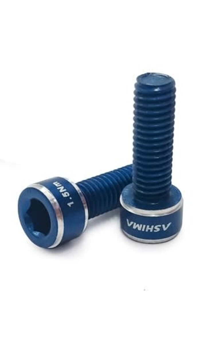 ASHIMA Boulons de Porte Bidon  ASHIMA Bleu 2pcs