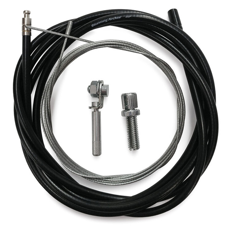 DAMCO Sturmey Acher 3 Speed Cable & Cover (including speed chain attachment)