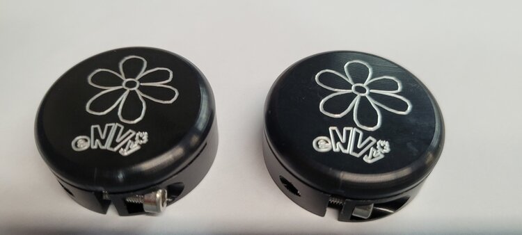 ENVY Envy Lock-On  Bar End Caps  Black