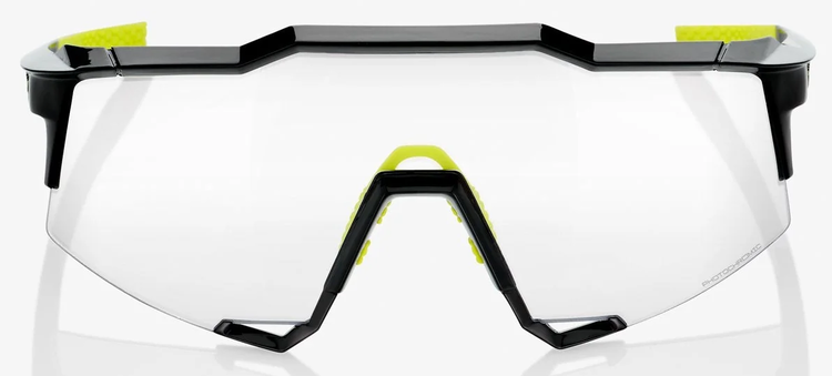 100% Ride 100% Cycling Glasses Polished Black Photocromic Lens
