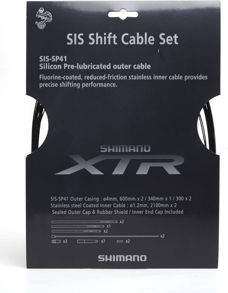 SHIMANO Jeu de câbles de changement de vitesse SHIMANO XTR