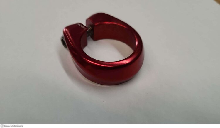 EVO Collet Tige de Selle EVO  31.8mm Rouge