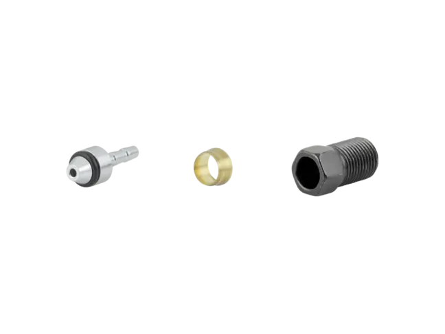 Promax Promax fitting kit, olive, insert and mounting kit for D-Plug type brake hose