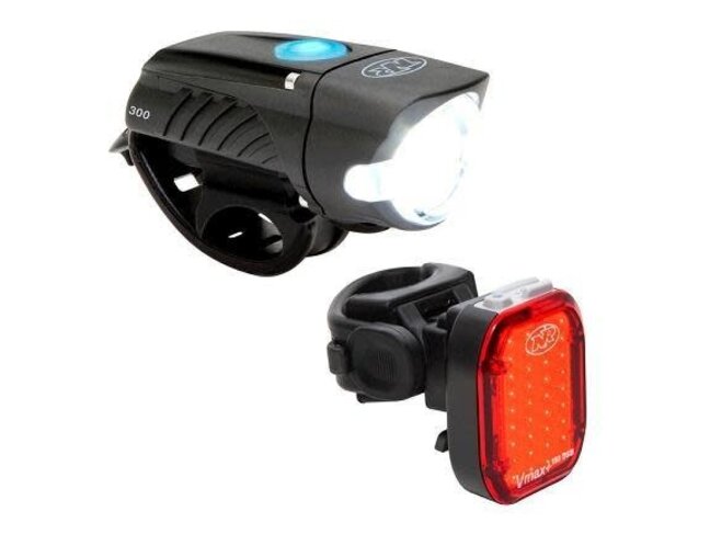 NiteRider Lumière NiteRider Rechargeable LED  Combo, Swift 300 & VMax+ 150