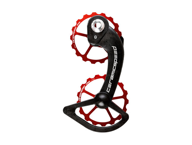 CERAMICSPEED CeramicSpeed Coated Shimano 10/ 11s OSPW System In Red