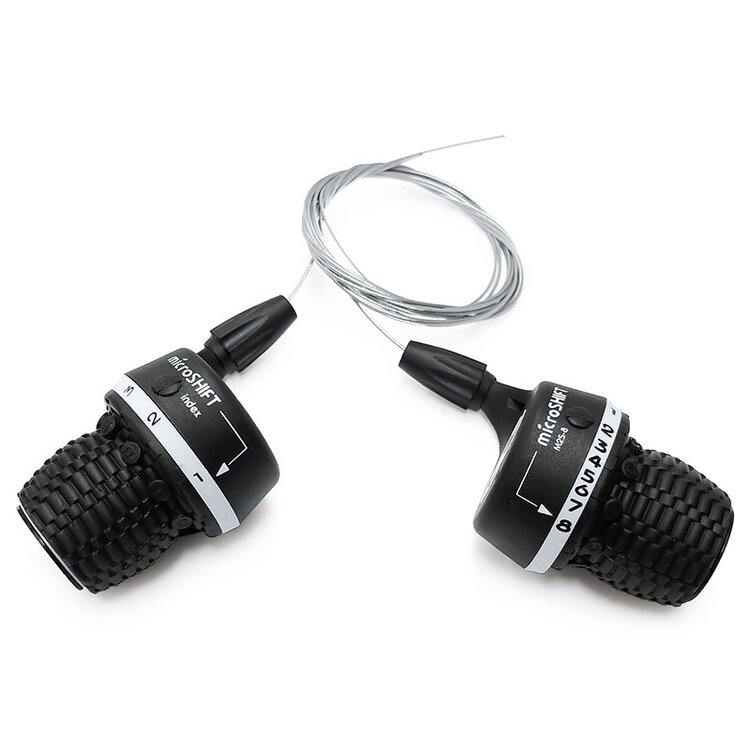 MICROSHIFT LEVIERS DE VITESSE ROTATIFS MS25-8, 3X8VIT