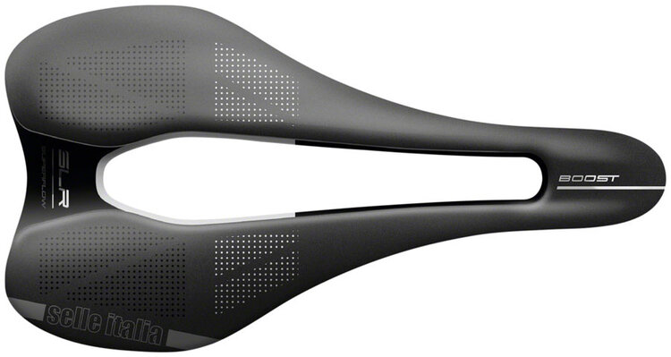 Selle Italia Selle Italia, SLR Boost TM Superflow L, Saddle, 248 x 145mm, Men, 218g, Black