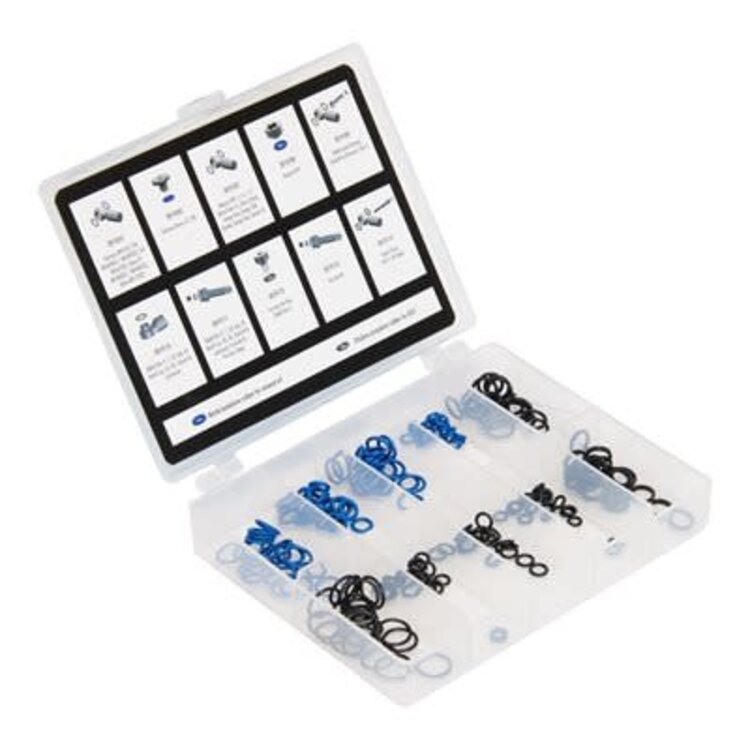 Elvedes Assortiment de joints toriques 200pcs. pour étriers hydrolique et maîtres cylindres