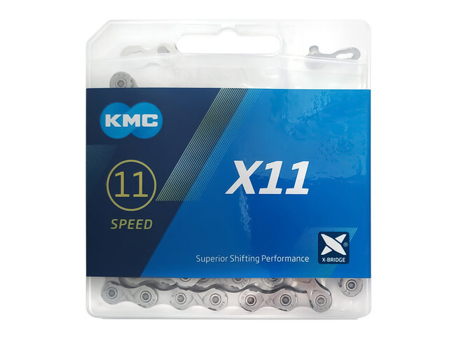 KMC CHAÎNE KMC X11 / 11 VIT.  GRIS
