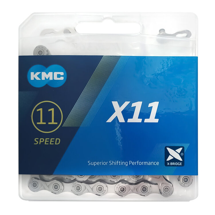 KMC CHAÎNE KMC X11 / 11 VIT.  GRIS