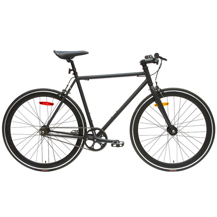 DAMCO VÉLO UNE VITESSE NOIR MAT/NOIR 18/46CM