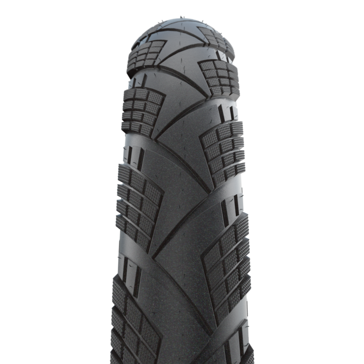 SCHWALBE Schwalbe Marathon Efficiency Tire, 700 x 38c (40-622), Black w/Reflective Strip, Super Race, V-Guard, Addix Race, Folding