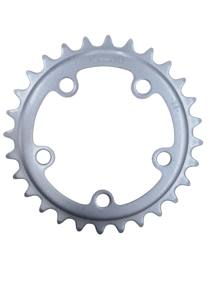 TIOGA TIOGA STAINLESS 28 TOOTH 74BCD CHAINRING   (VINTAGE)