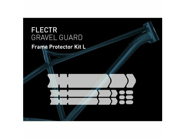 FLECTR Kit de Protection de Cadre FLECTR GRAVEL GUARD – Taille L