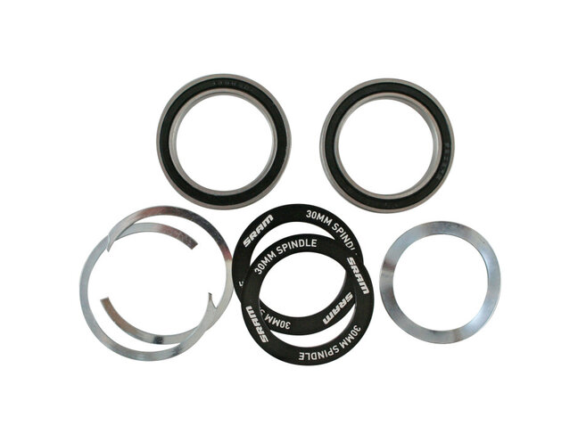 SRAM SRAM, BB30 bottom bracket, 68/73mm, 42mm, 30mm, Steel, Black