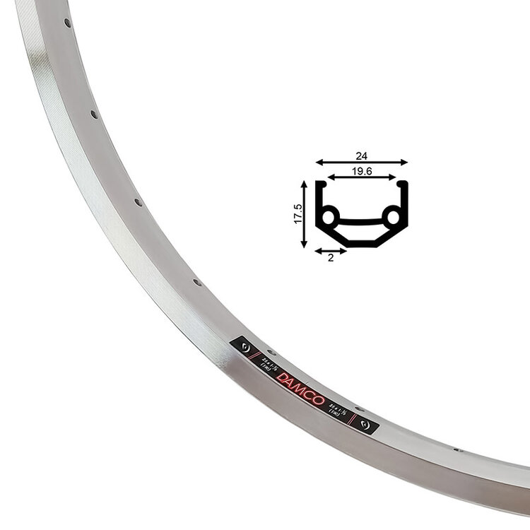 DAMCO Jante Damco 26" X 1⅜"  36T (DOUBLE WALL)