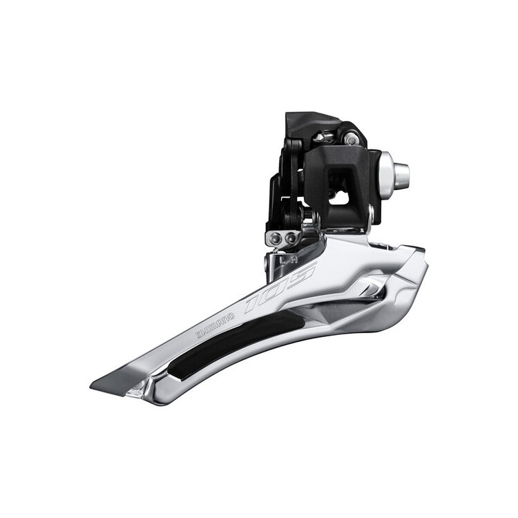SHIMANO Dérailleur avant Shimano 105 FD-R7100 – 12 vitesses, Down-Swing, Down-Pull, Montage brasé