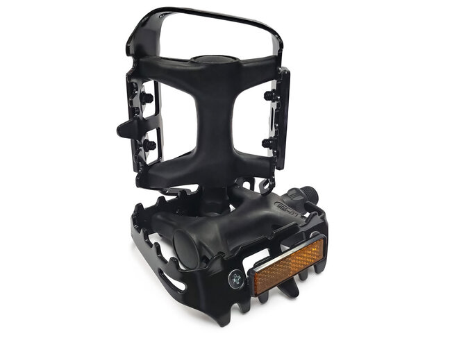 RACE RACE LU-955 Pedals  9/16 Cromo axle  for Toe Clips