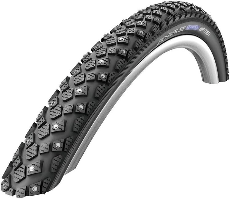 SCHWALBE Schwalbe Winter Tire, KevlarGuard, Studded, Reflex,
