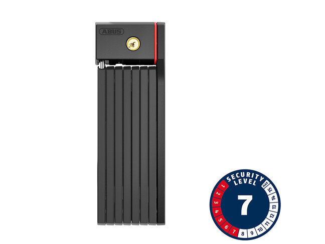 ABUS Abus, Bordo Big uGrip 5700, Folding Lock, Key, 100cm, 3.3', 5mm, Black