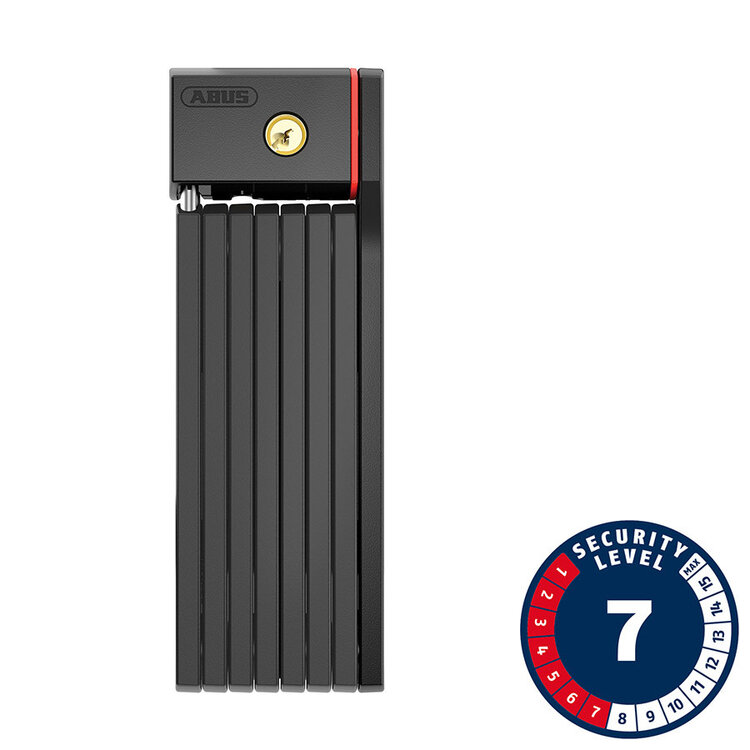 ABUS Abus, Bordo Big uGrip 5700, Folding Lock, Key, 100cm, 3.3', 5mm, Black
