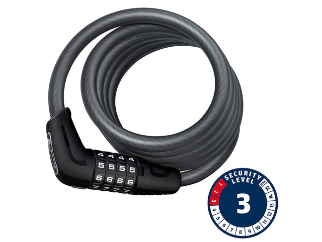 ABUS Abus, Numero 5510C, Cable with combination lock, 10mm x 180cm