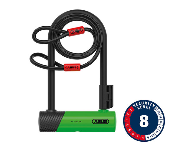 ABUS Cadenas Abus Ultra 410K Mini avec câble Cobra