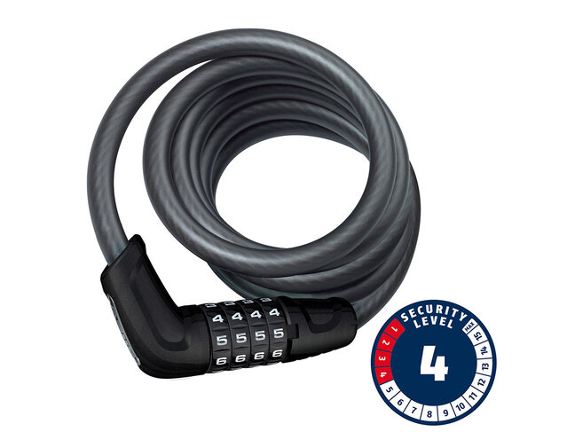 ABUS Cadenas à Câble Abus, Tresor 6512C Combinaison 12mm, 180cm