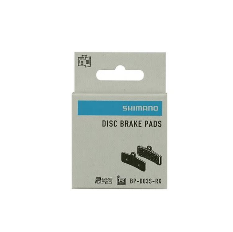 SHIMANO SHIMANO DISC BRAKE PAD BP-D03S-RX RESIN WITHOUT FIN 1 pair