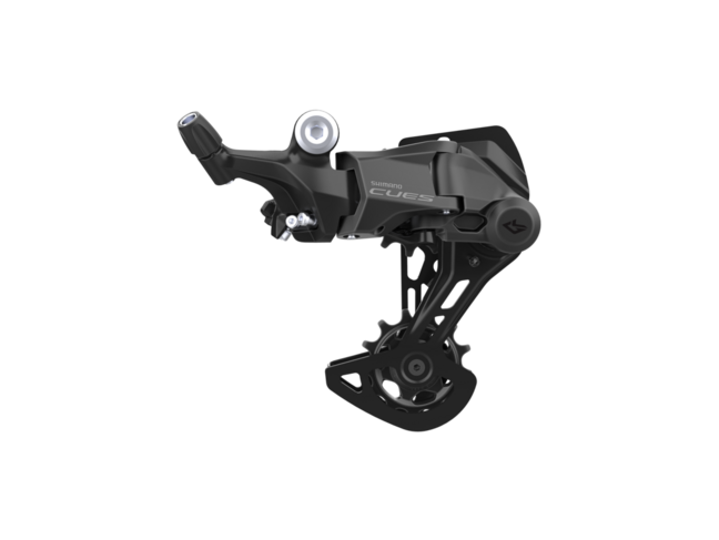 SHIMANO Dérailleur arrière Shimano RD-U4000 CUES GS, 9 vitesses, tirage normal (Top Normal), conception SHADOW, fixation directe.