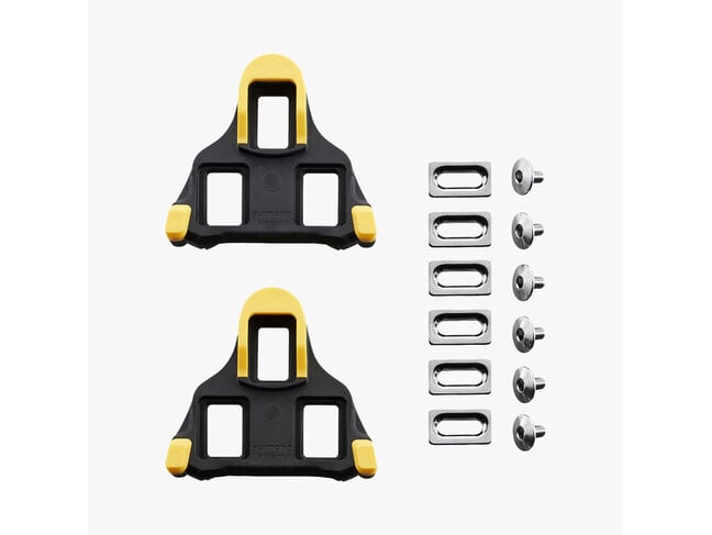 SHIMANO SM-SH11 SPD-SL CLEAT SET, 6 DEGREE FLOAT Yellow