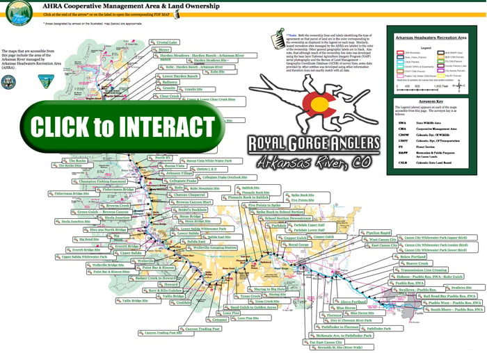 Interactive Arkansas River Map