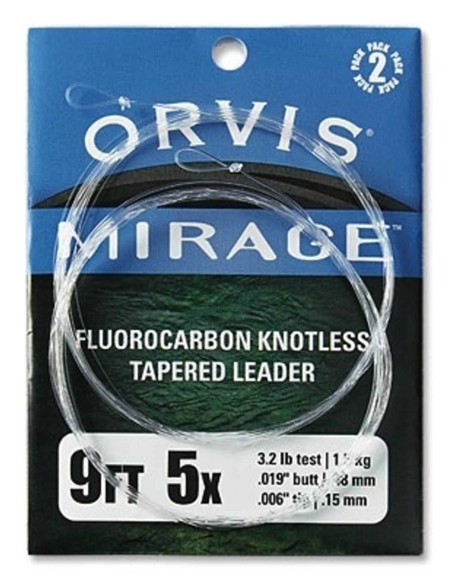 Orvis Orvis Mirage Fluorocarbon Leaders (2 Pack)
