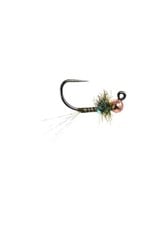 Umpqua Jigged Sweet Pea Olive Nymph (3 Pack)