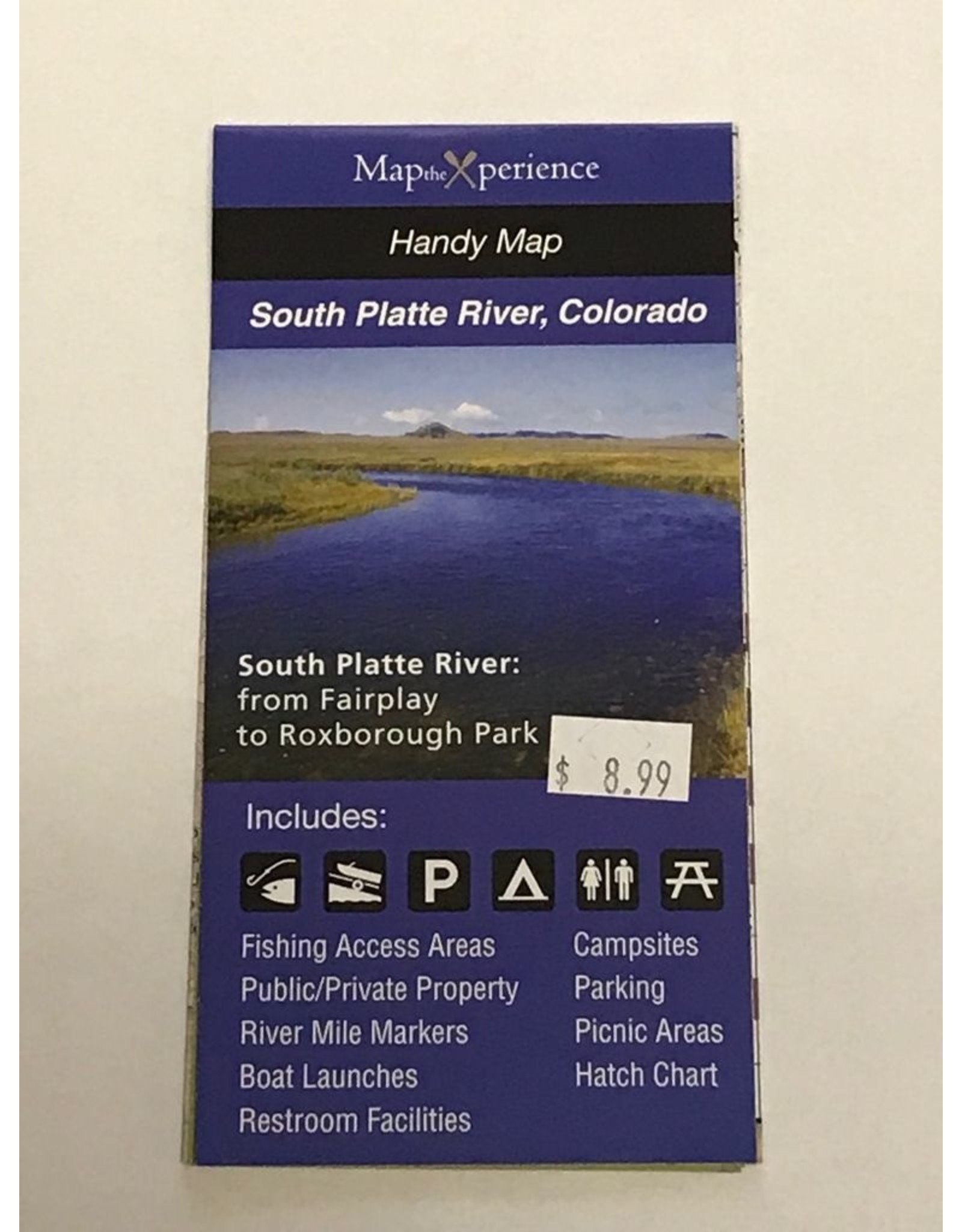 MaptheXperience South Platte River Pocket Fishing Map