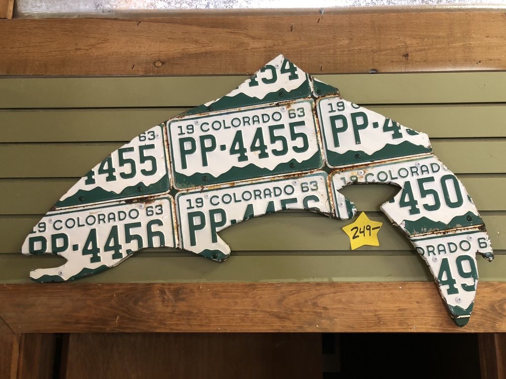 Richardson CO License Plate Trout - Royal Gorge Anglers