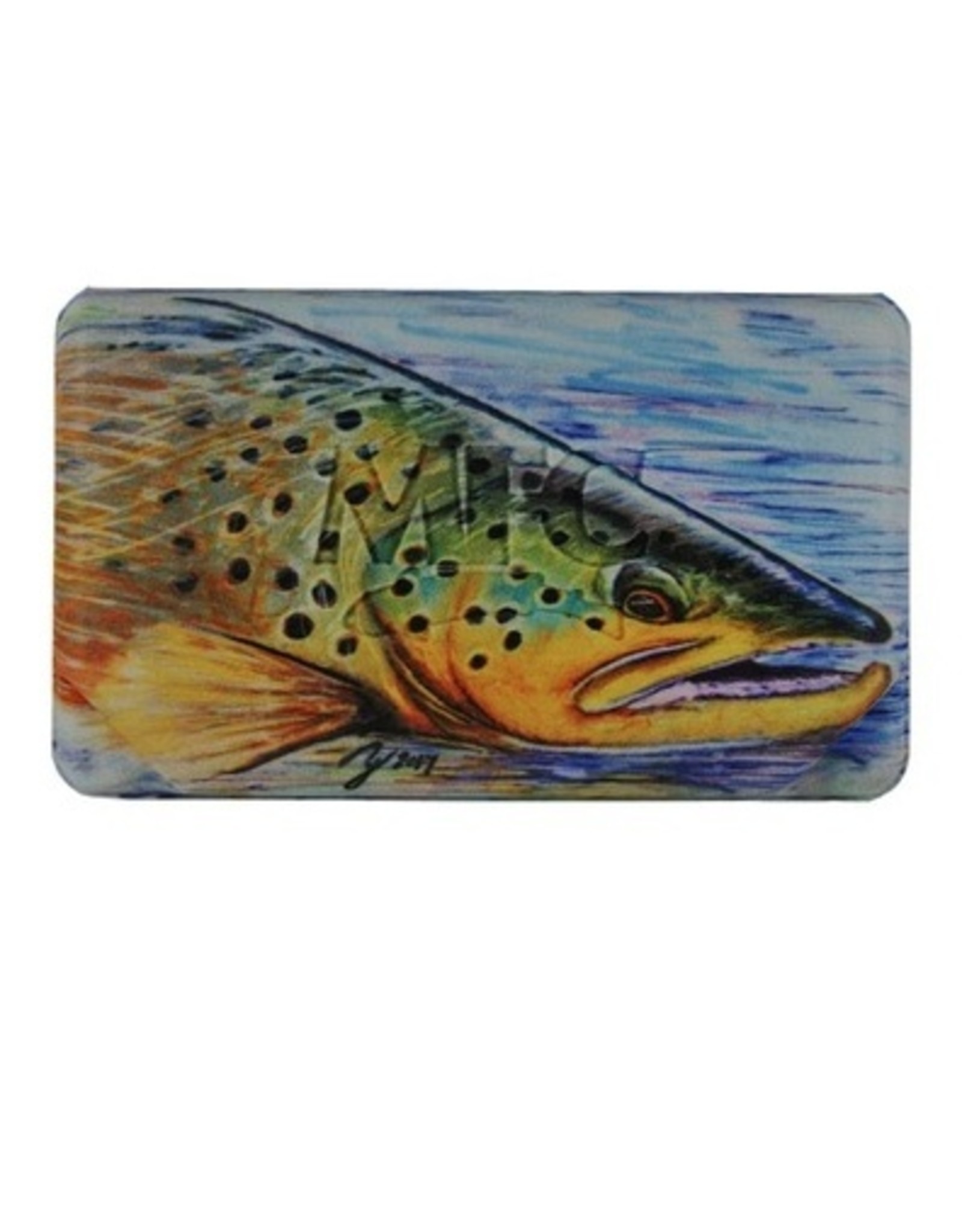 MFC MFC Midge Flyweight Fly Box- Hallock’s Brown Trout