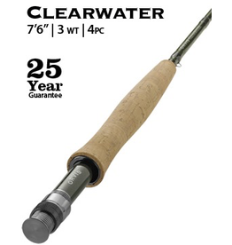 Orvis Orvis Clearwater Fly Rod 7’6” 3wt (4pc)